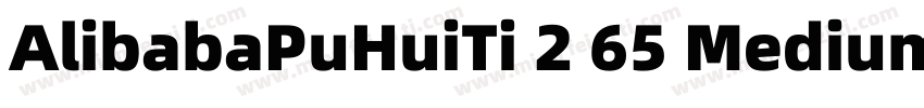 AlibabaPuHuiTi 2 65 Mediumttffold字体转换